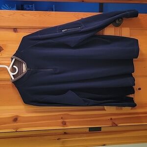 Pima cotton half zip sweater